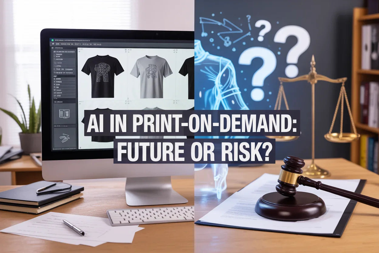 The Future of AI in Print-on-Demand: Cheating, Tool, or Legal Nightmare?