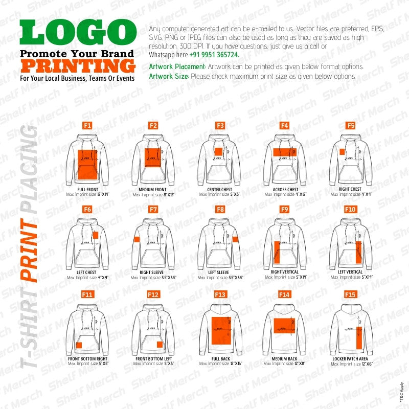 Customized Optiknit Hoodie With Your Company Logo | Order Logo Printed Tees | ShelfMerch.store