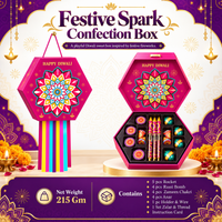 Festive Spark Confection Box contents and net weight