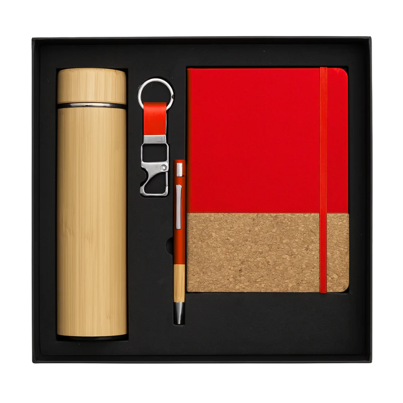 Wooden Set For Employee (Red)