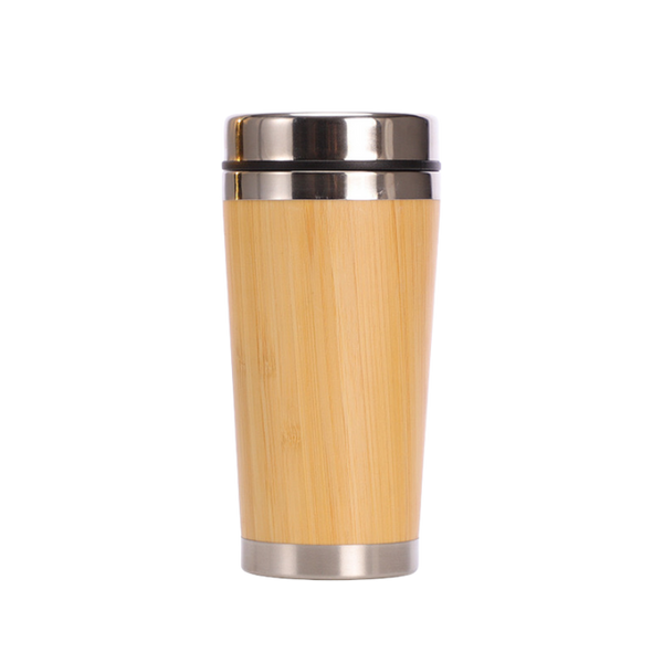 Classic Wooden Steel Mug