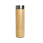 Thermos Bamboo Bottle with temperature display
