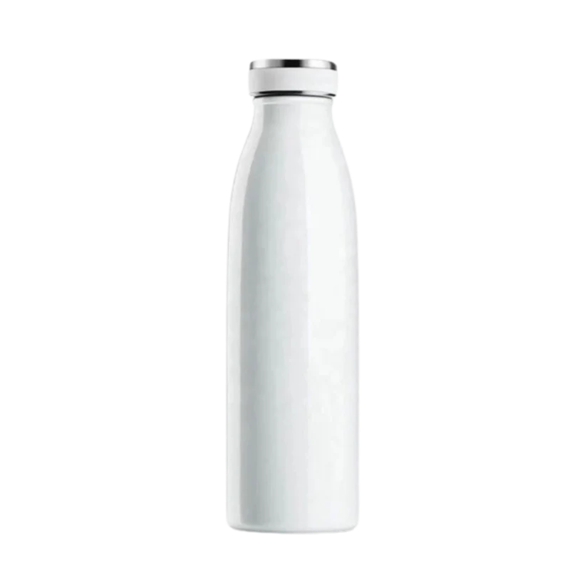Executive Steel Water Bottle (White)