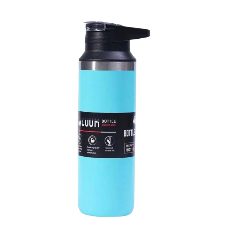 Hot & cold vacuum bottle (Blue)
