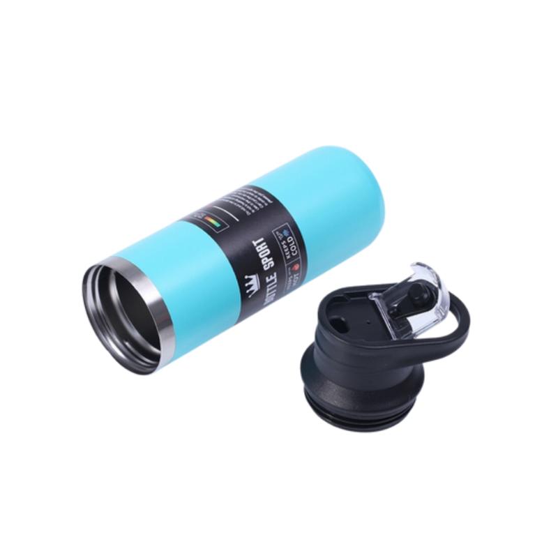 Hot & cold vacuum bottle (Blue)