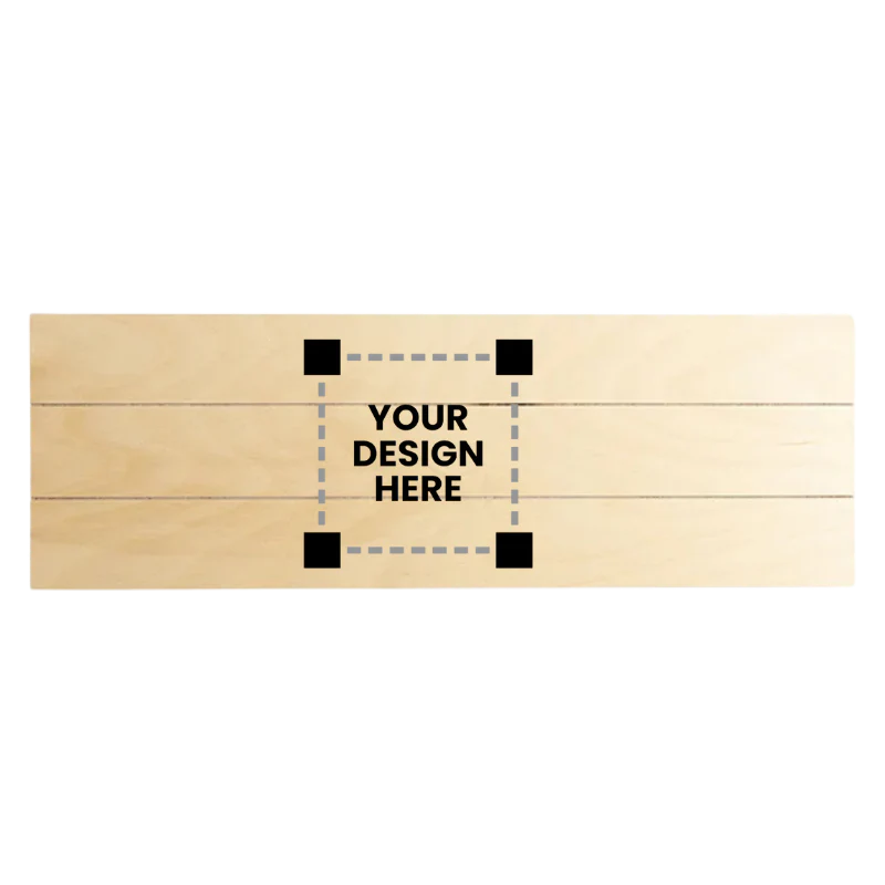 Customized Rectangular Plywood Sign