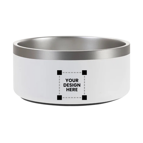 Customized dog bowl