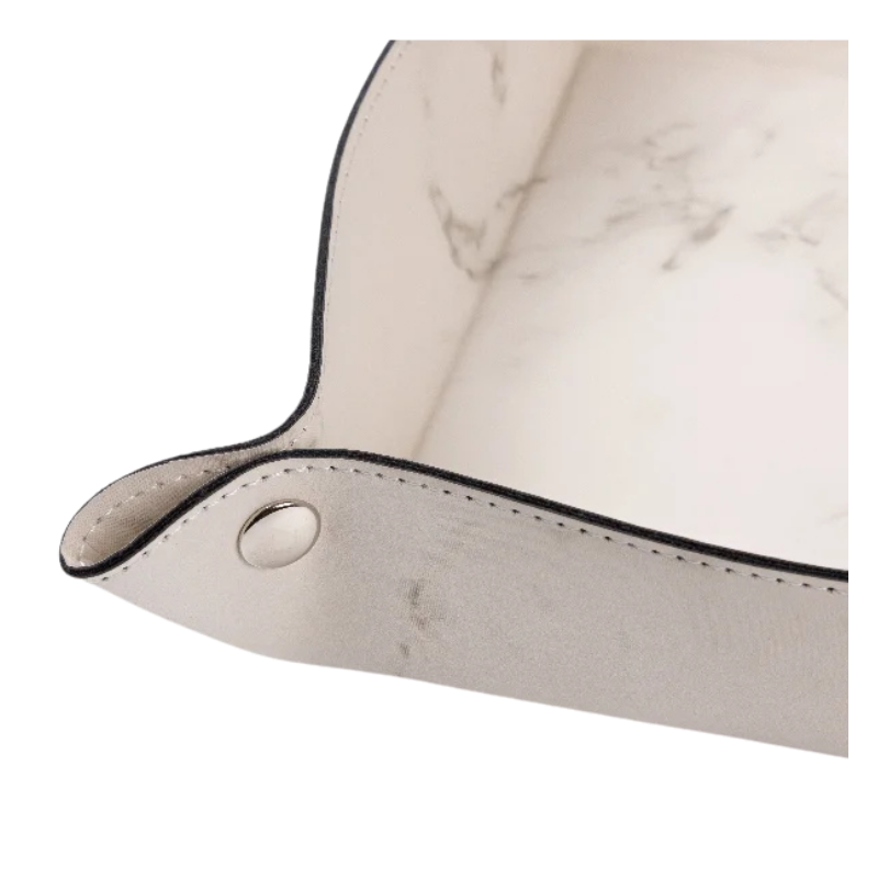 Customized Engraving Leather Tray