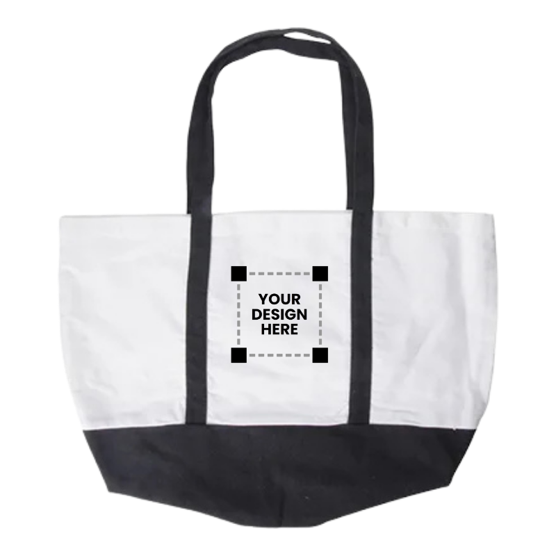 Customized Tote Bag With Black Handle