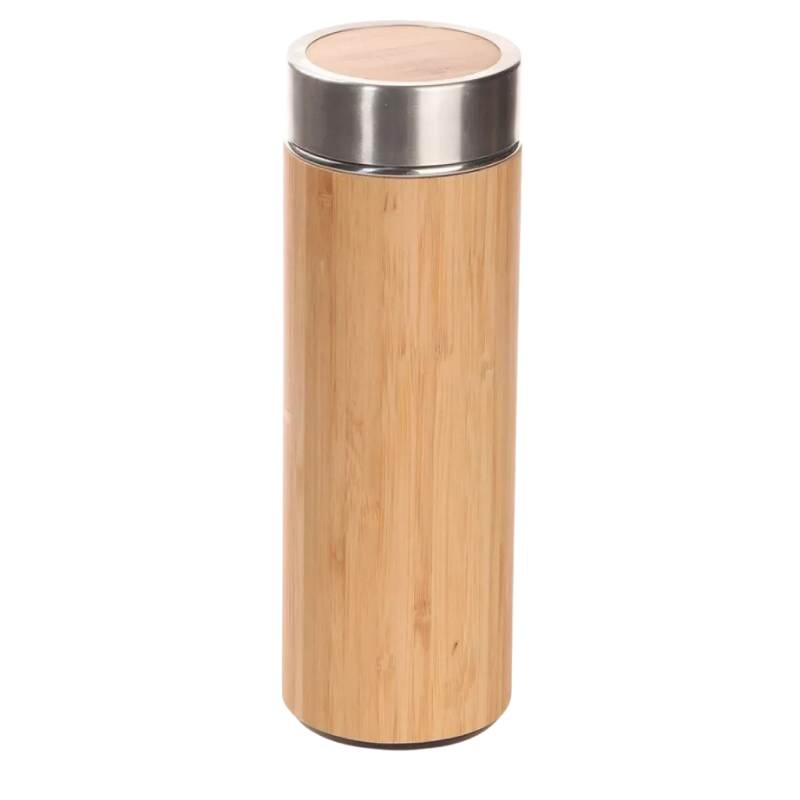 Bamboo Thermos Vacuum Flask