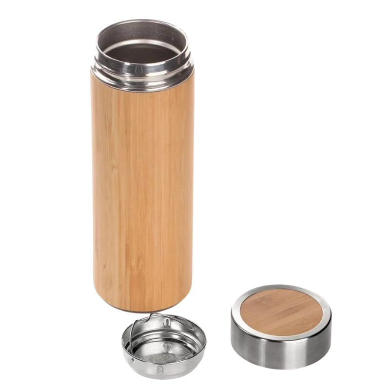 Bamboo Thermos Vacuum Flask