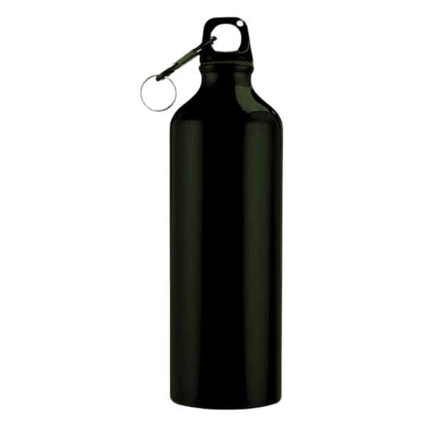 Aluminum Metal Glossy Bottle (Black)