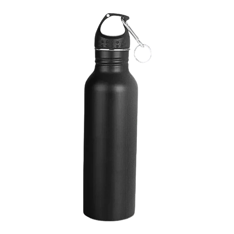 Robust Steel Water Bottle With Break Proof And Leak Proof (Black)