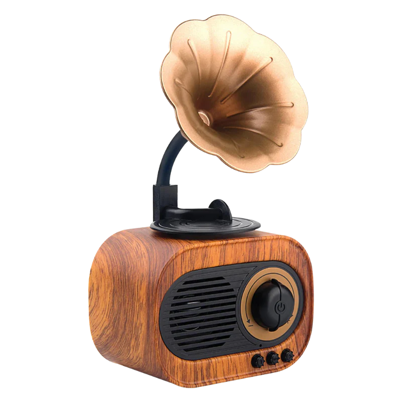 Vintage Gramophone Bluetooth Speaker