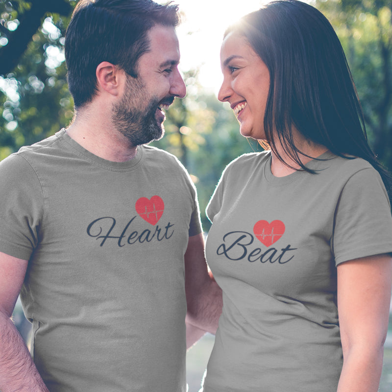 Heart Beat Couple T-Shirt