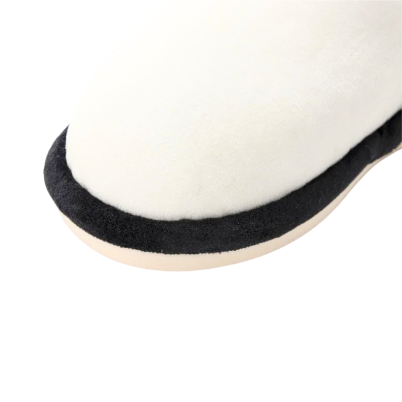 Think Wear Kids Fuzzy Close Toe Slippers