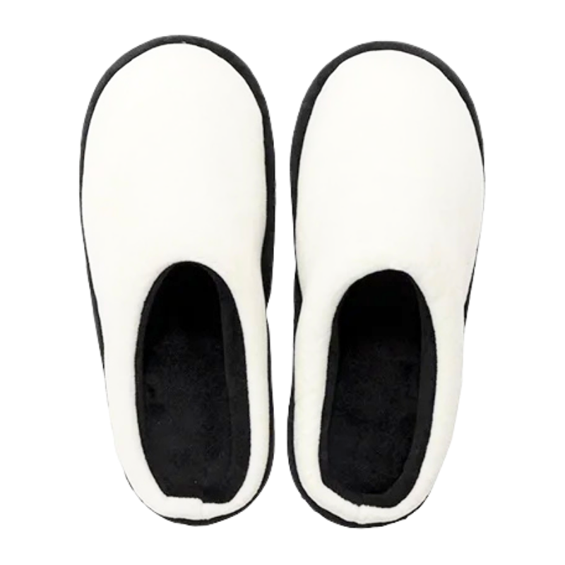 Think Wear Kids Fuzzy Close Toe Slippers