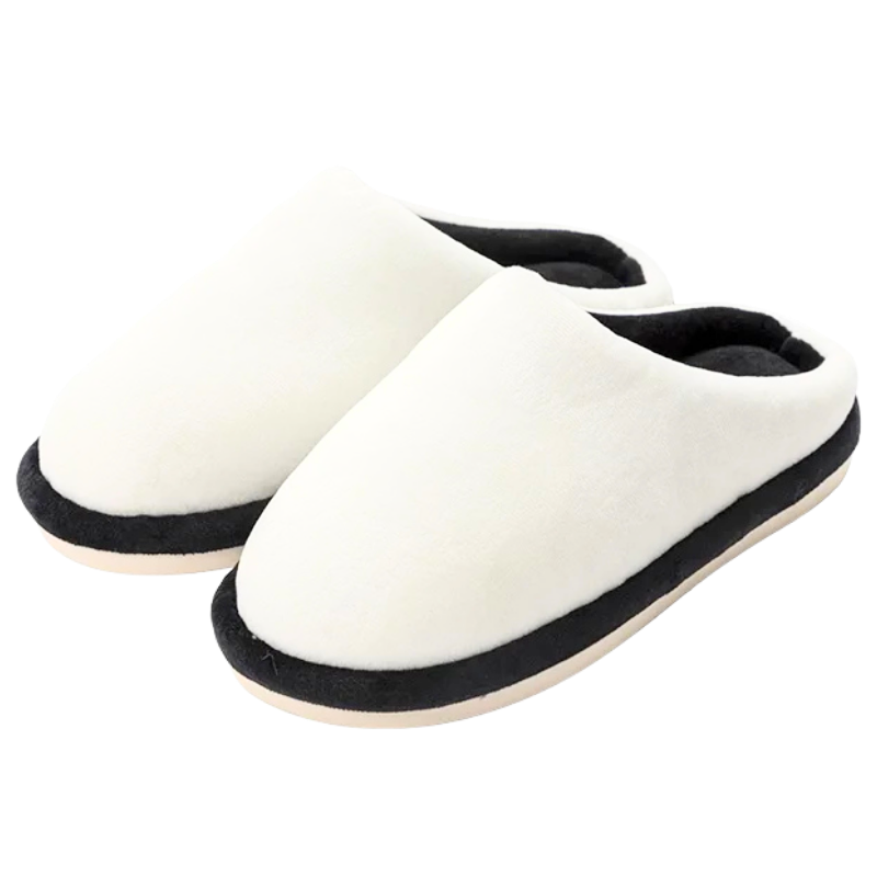 Think Wear Kids Fuzzy Close Toe Slippers