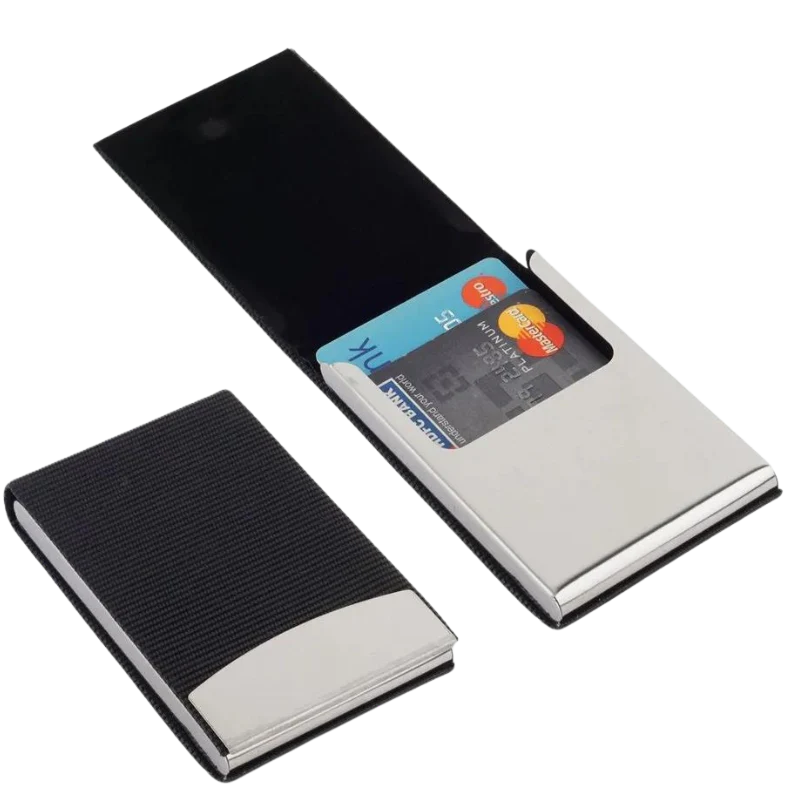 Vertical Black Card Holder