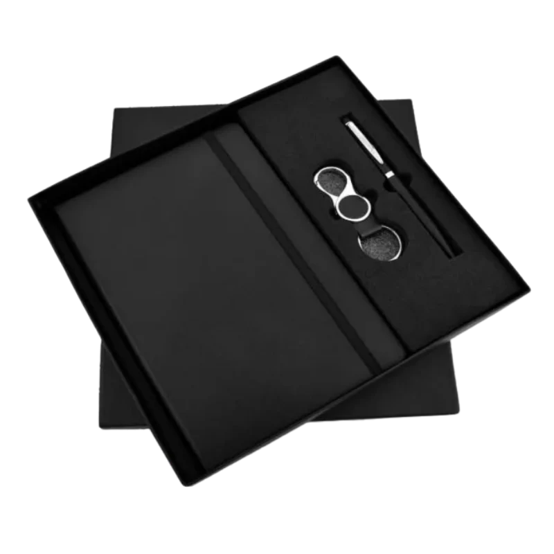 Elastic 3 in1 Pen, Diary And Keychain