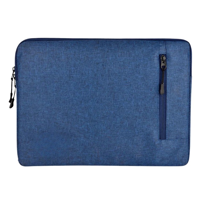 Leather Laptop Sleeve (Blue)