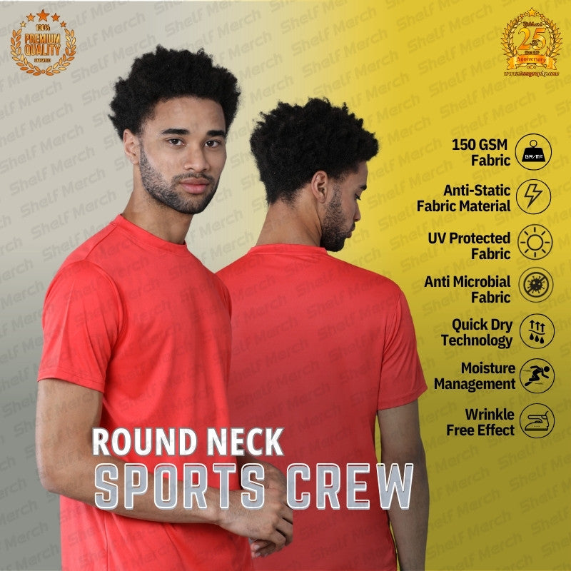 Customized sports Crew Neck