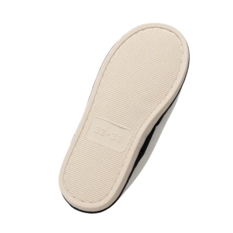 Think Wear Kids Fuzzy Close Toe Slippers