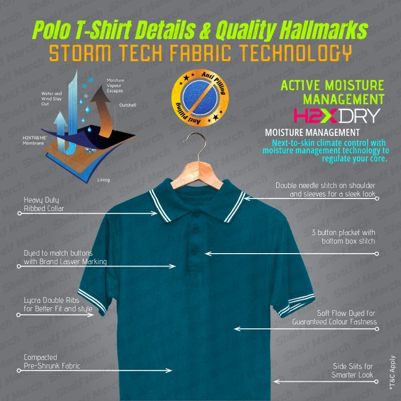 Customized 6-Star Polo T-shirt