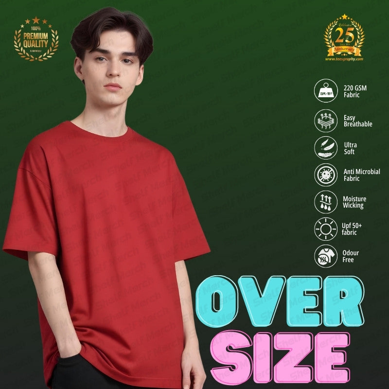 Customized Plain Oversized T-Shirt