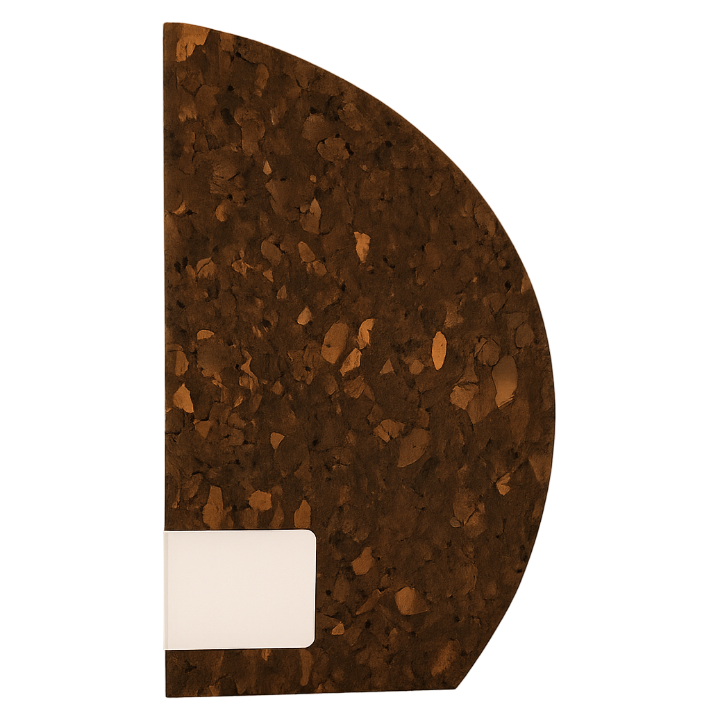 Cork Obsidian Crescent Trophy