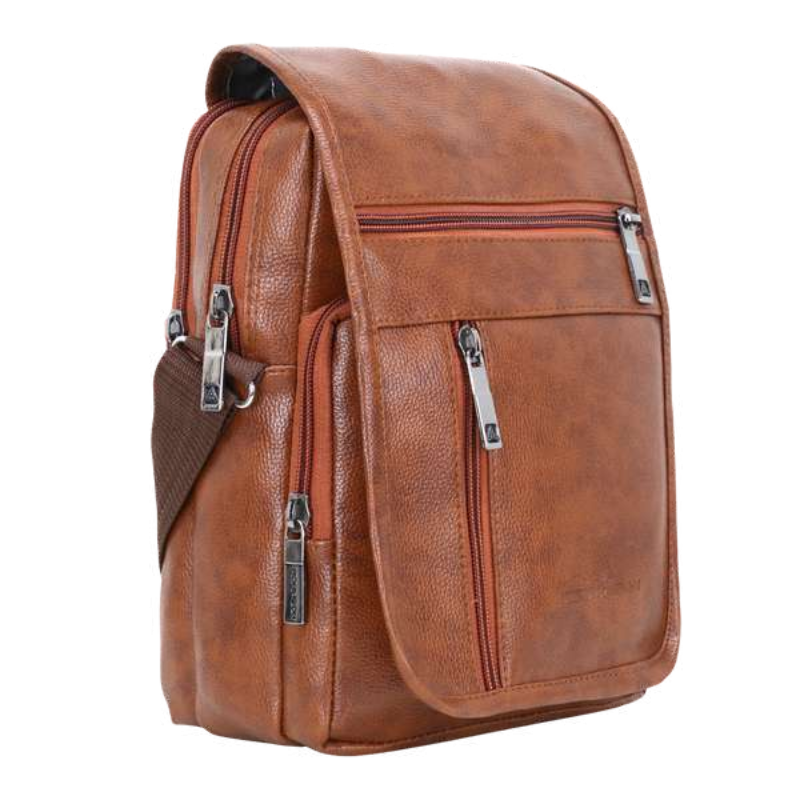 Ruston Messenger Sling Bag (Brown)