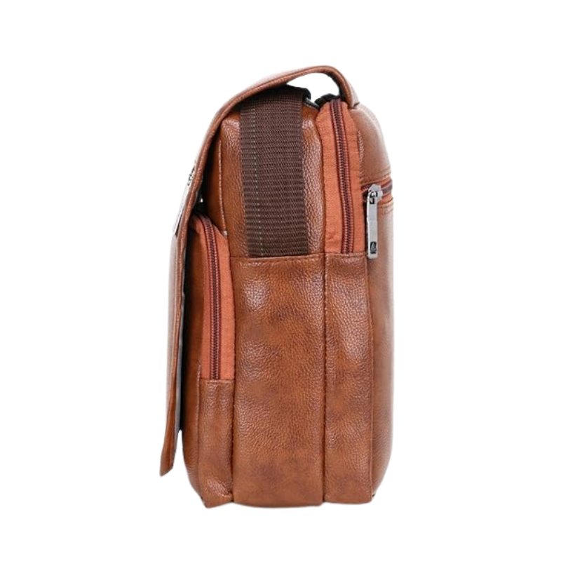 Ruston Messenger Sling Bag (Brown)
