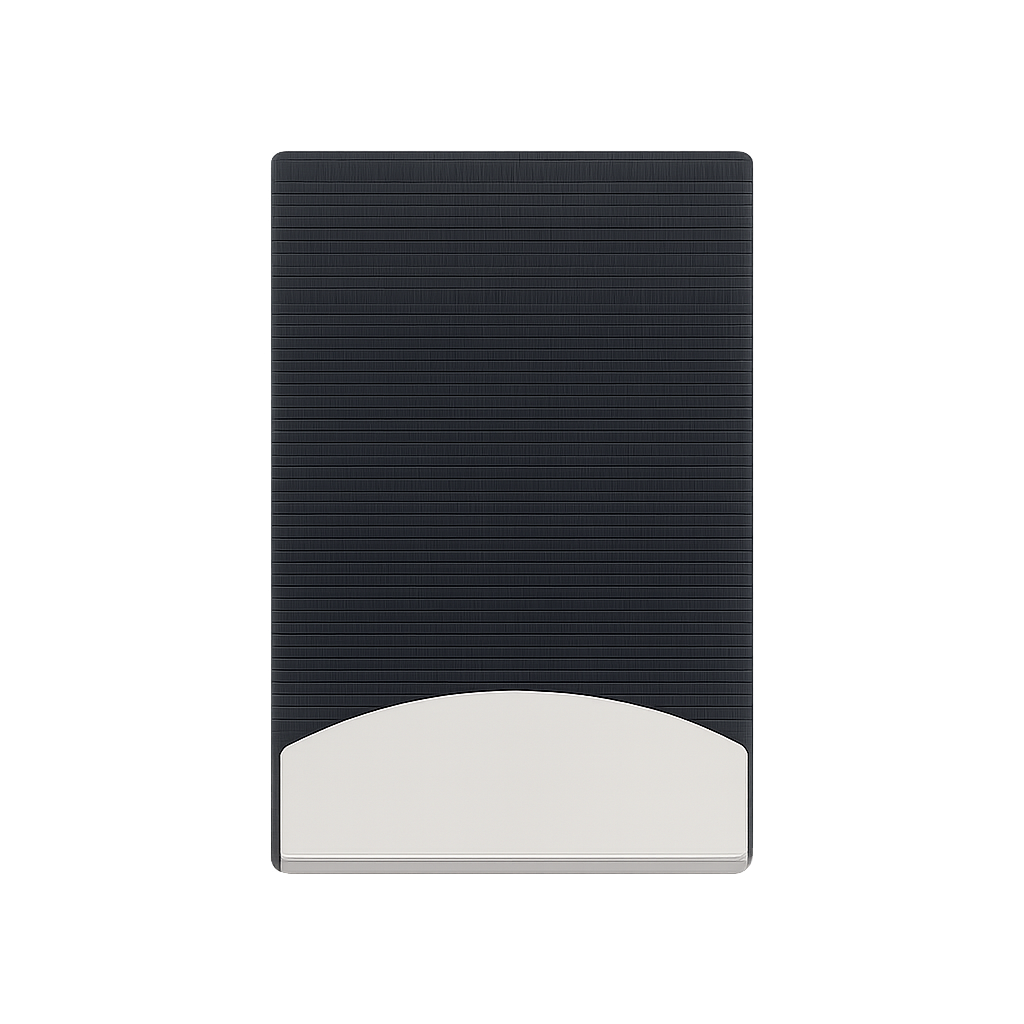 Vertical Black Card Holder