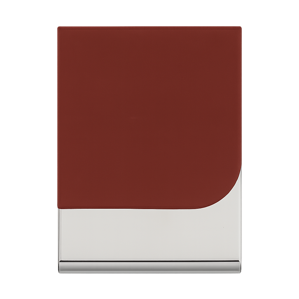 Vertical Brown Card Holder