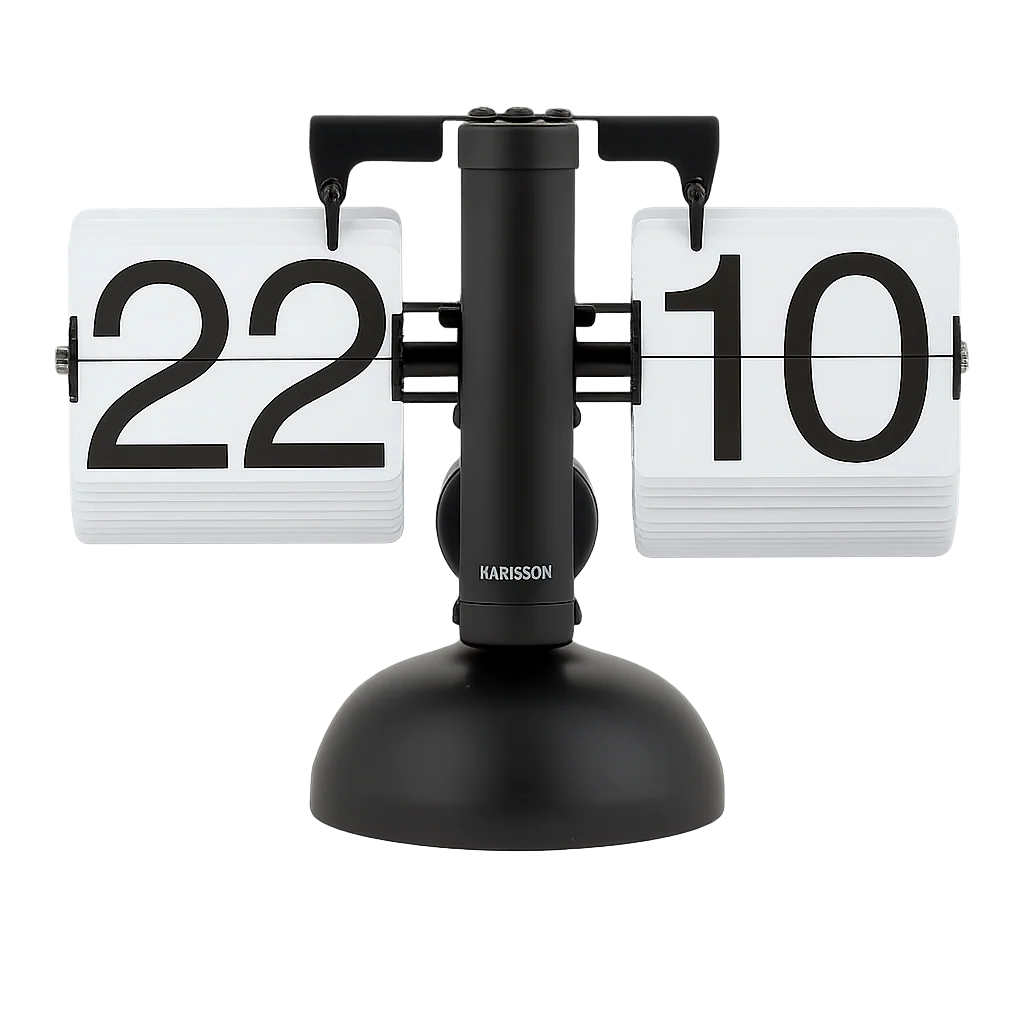 Mechanical flip  clock