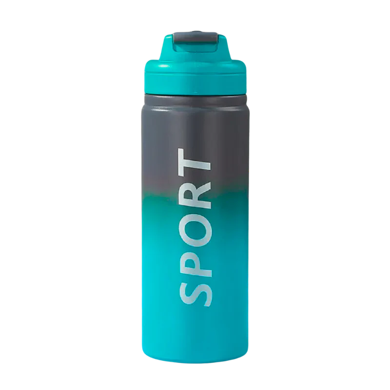 Vacuum Hot & Cold  Sports Sipper Bottle (Blue)