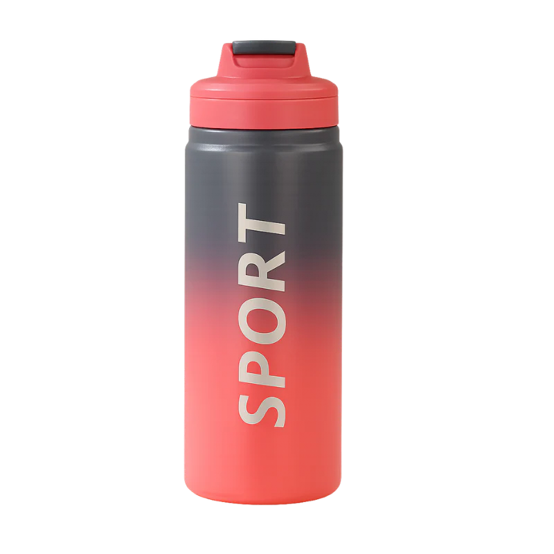 Vacuum Hot & Cold  Sports Sipper Bottle (Red)
