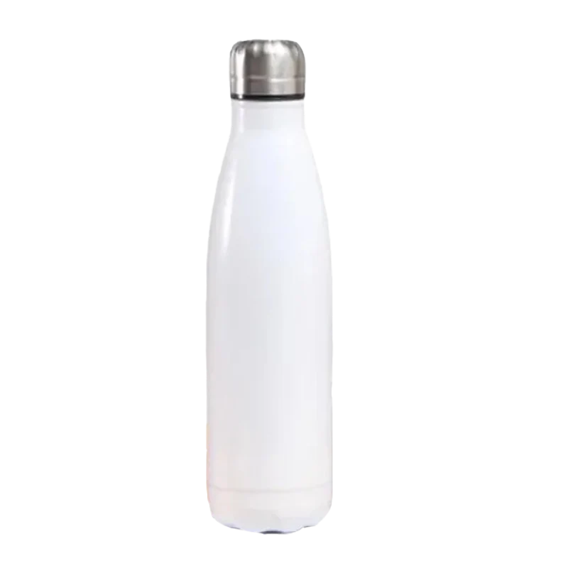 Profes Steel Desk Bottle  (White)