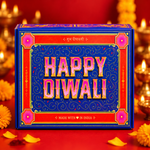 Happy Diwali decorative gift box
