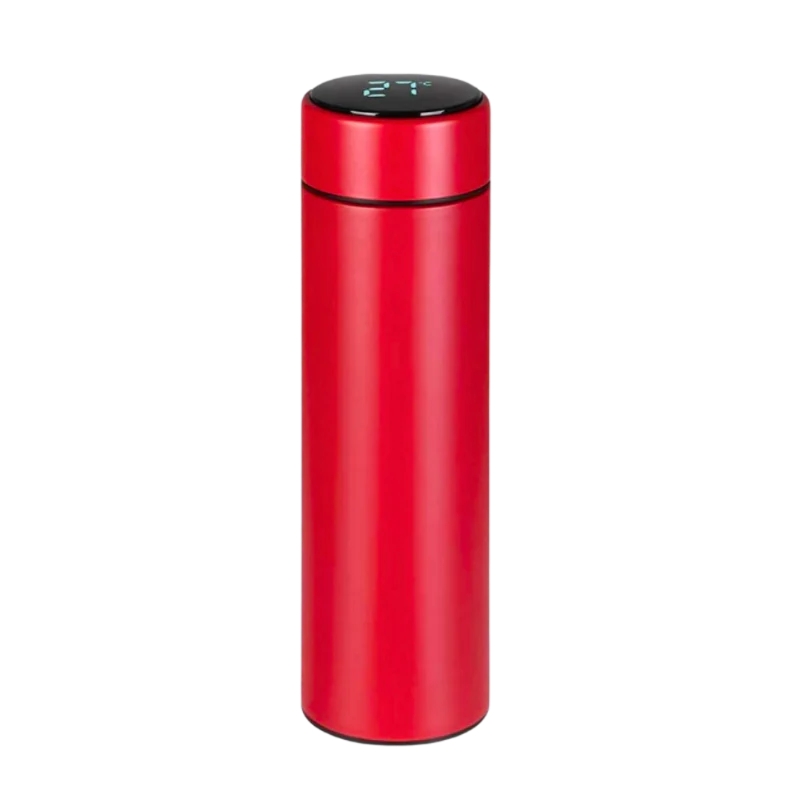 Temperature Display Bottle (Red)