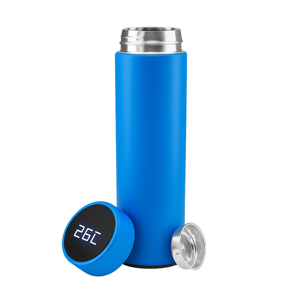 Temperature Display Bottle (Blue)