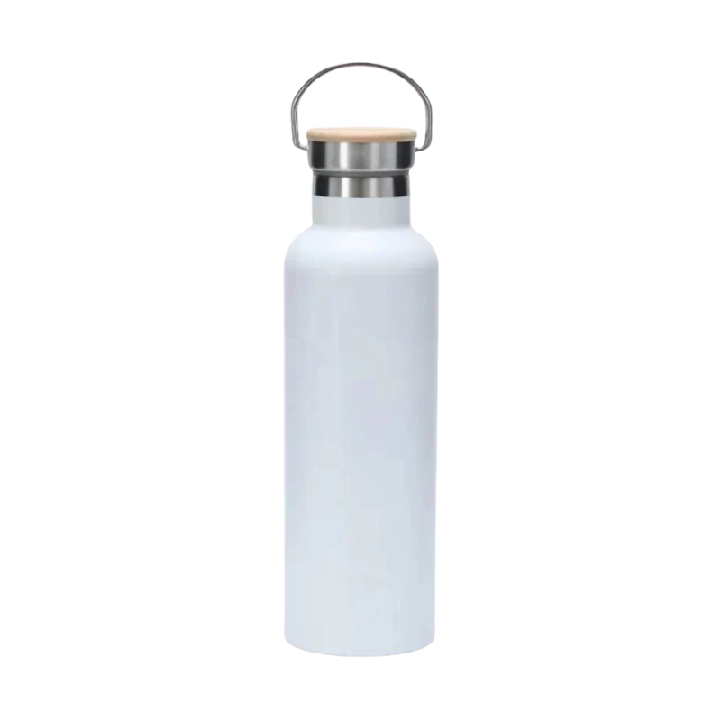 DeskMate Steel Bottle (White)