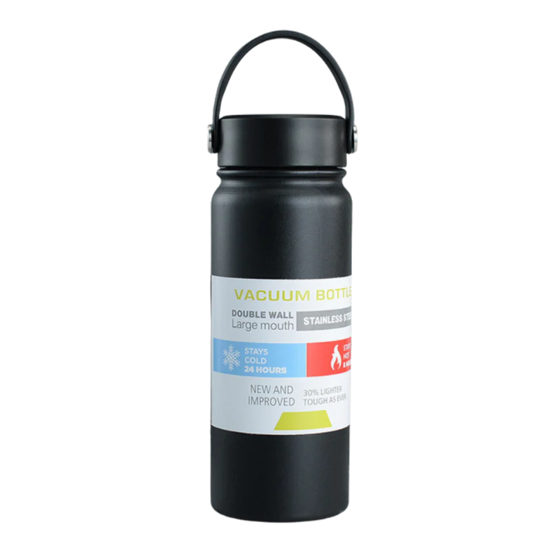 Desk Dazzle Stainless Water Bottle (Black)