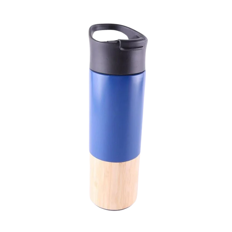 Bottom Bamboo Bottle (Blue)