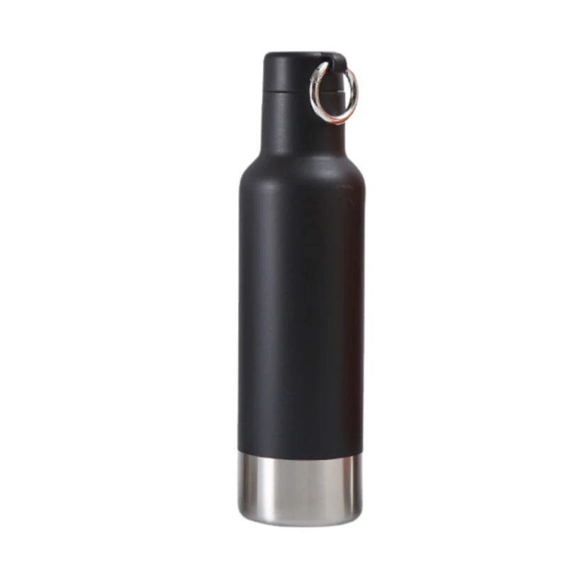 Office Onyx Stainless Desk Bottle (Black)