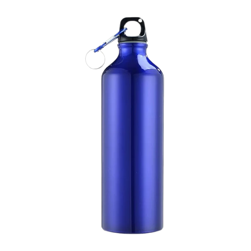 Aluminium Metal Glossy Bottle (Blue)