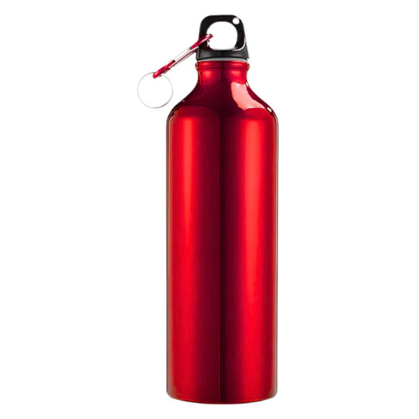 Aluminium Metal Glossy Bottle (Red)