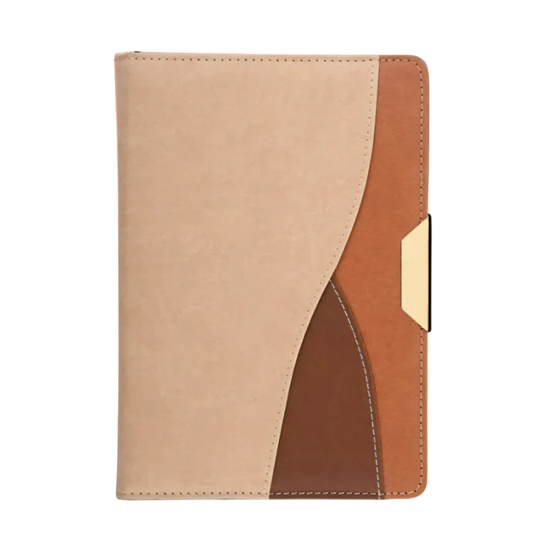 Artisan Wave Notebook (Brown)