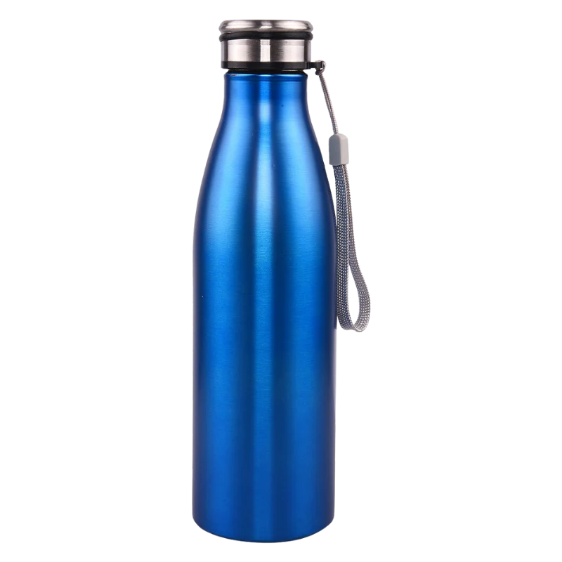 Hight Quality Stainless Steel Bottle  With String (Blue)