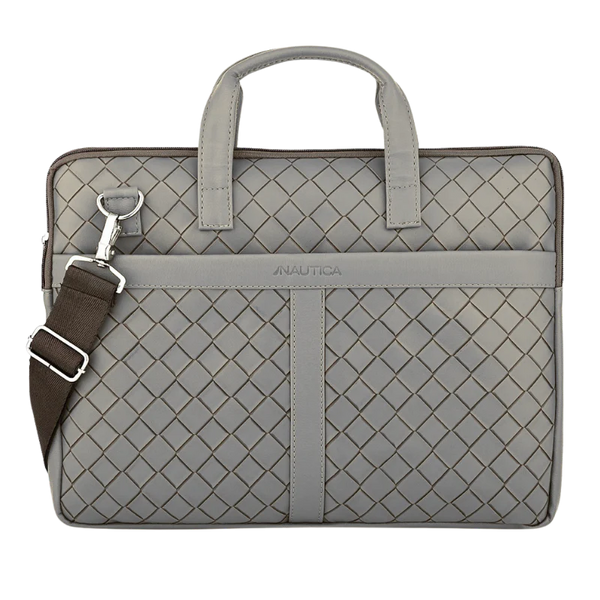 Naurica Laptop Bag Checks (Gray)